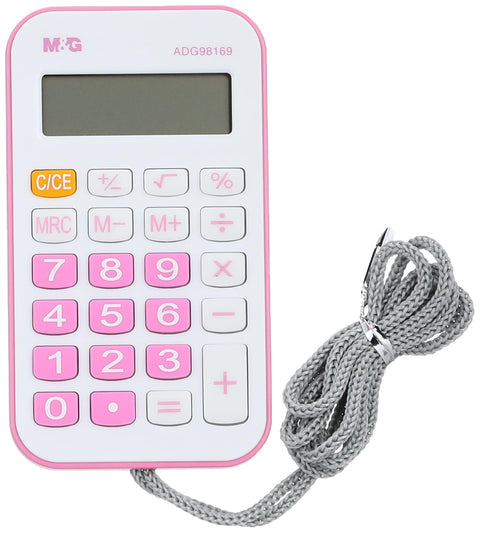 Pocket electronic calculator - no:98169-assorted colors