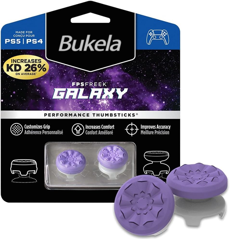 Energy Case Freek Galaxy Cover Kit Anti-Slip Silicone Wireless Controller Protection Cover - Improve Performance in FPS Games for PS4 and PS5