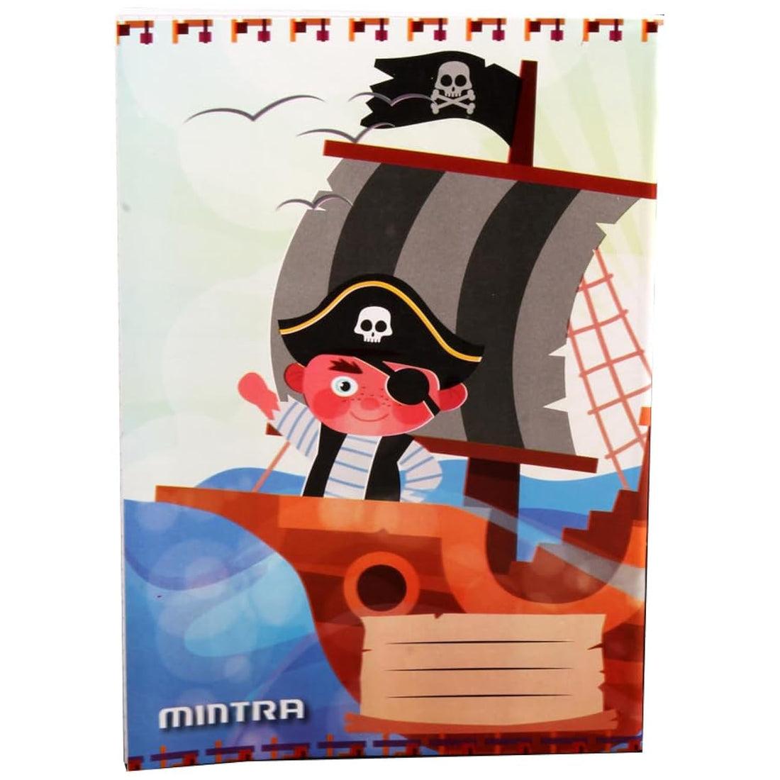 Mintra Stapled 80 Papers 1/2 cm Coshet Cover School Notebook
