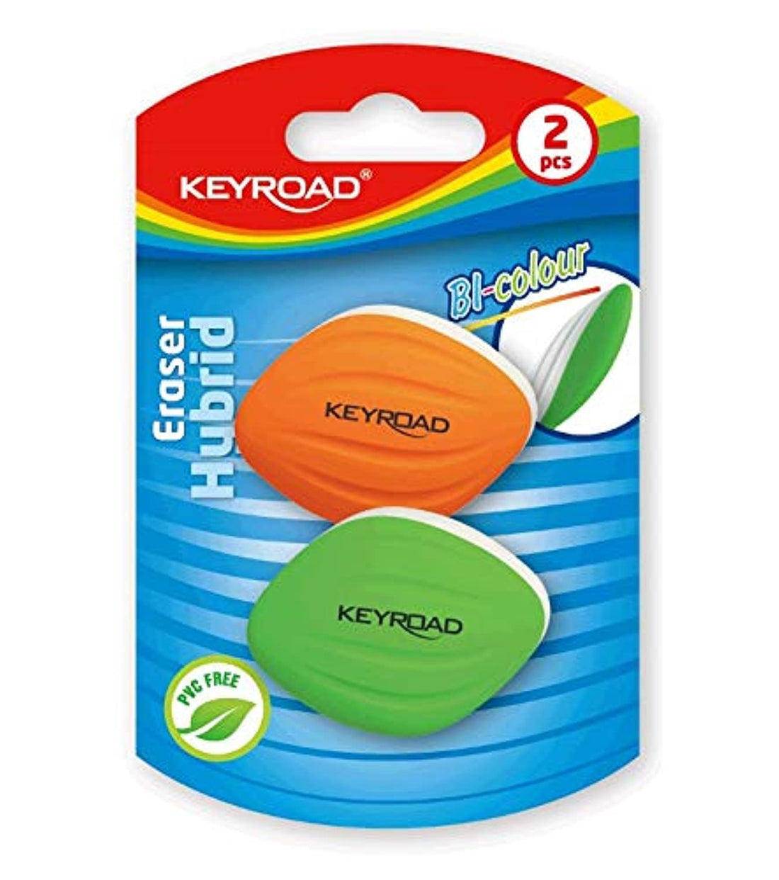 Keyroad Eraser hybird kr9712392 pcs bl (1 piece) multicolor