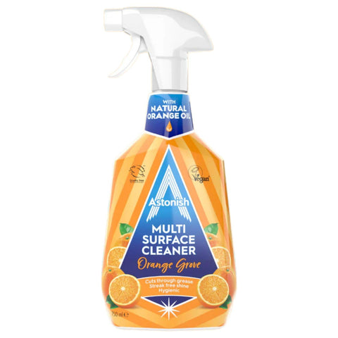 Astonish Multi surface Cleaner with Orange oil, 750 ml