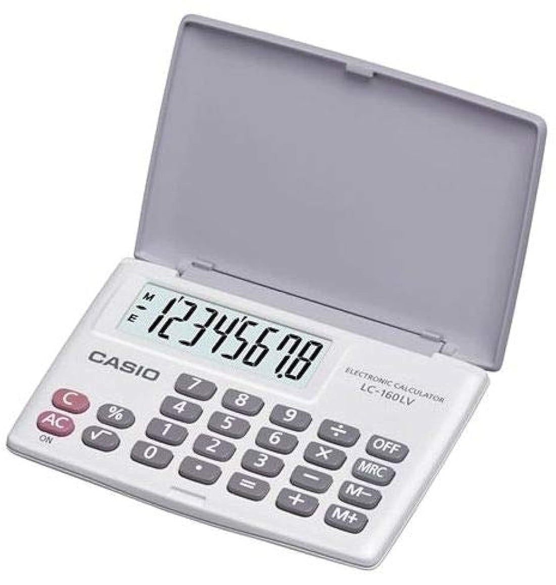Casio lc-160lv-we portable practical calculator