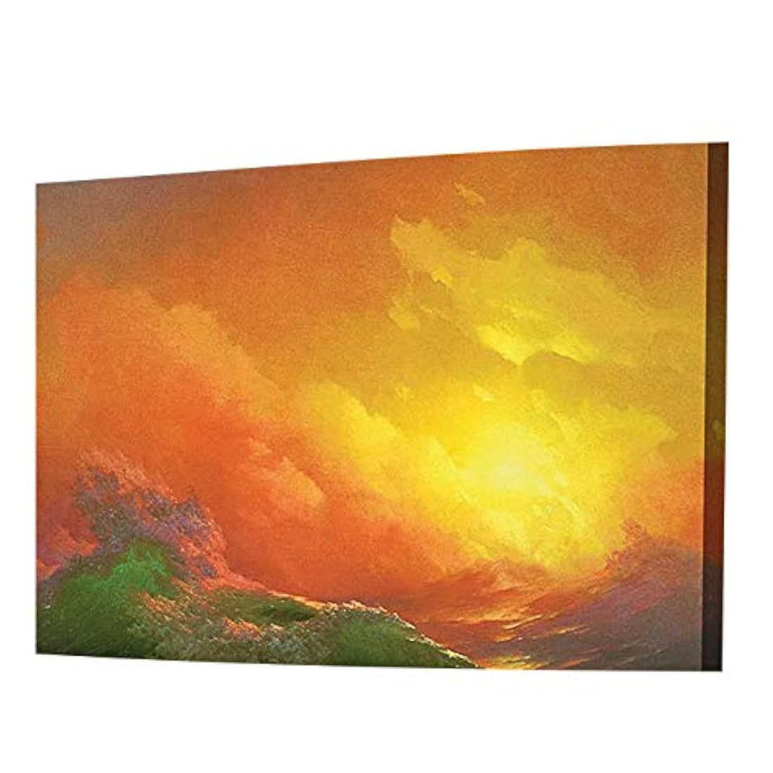 Modern Canvas Tableau - Sunset Storm, 50 cm x 35 cm