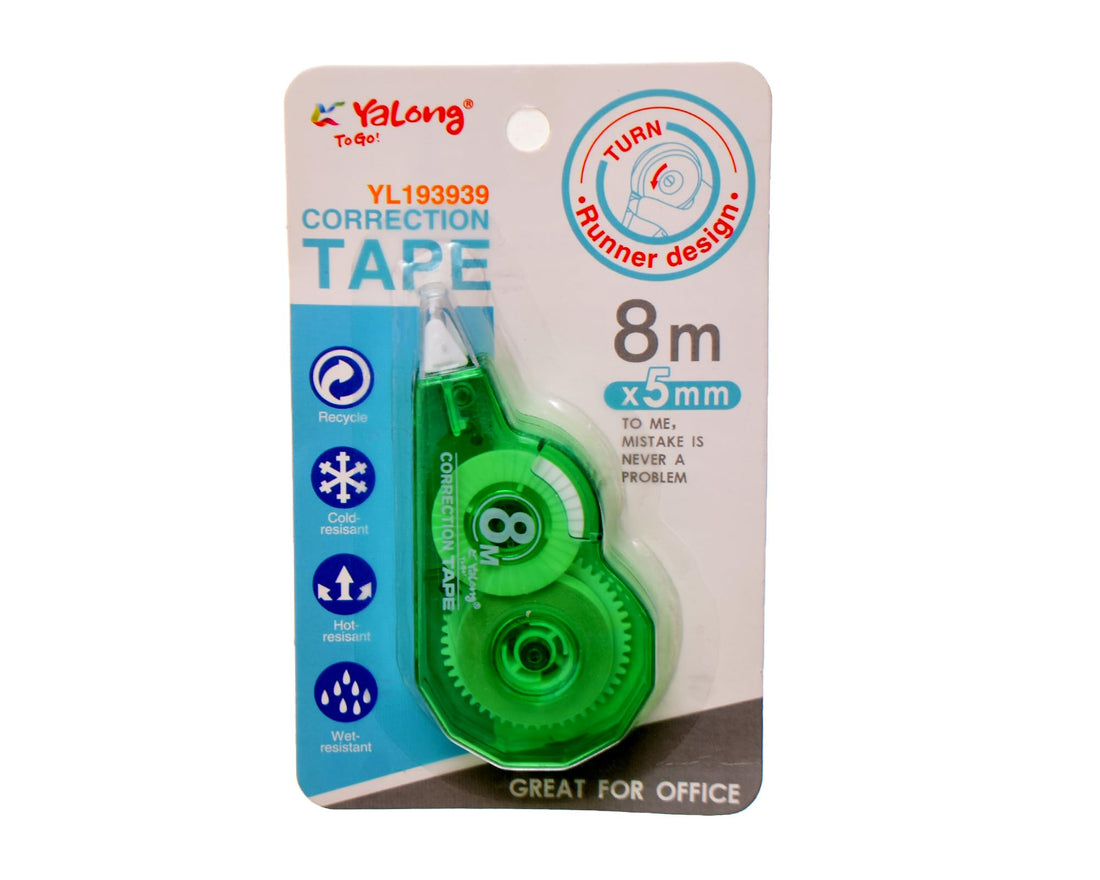 Elmaayergy YL193939 Corrector Tape Durable Tool That Withstand Daily Use With Eco-Friendly Material