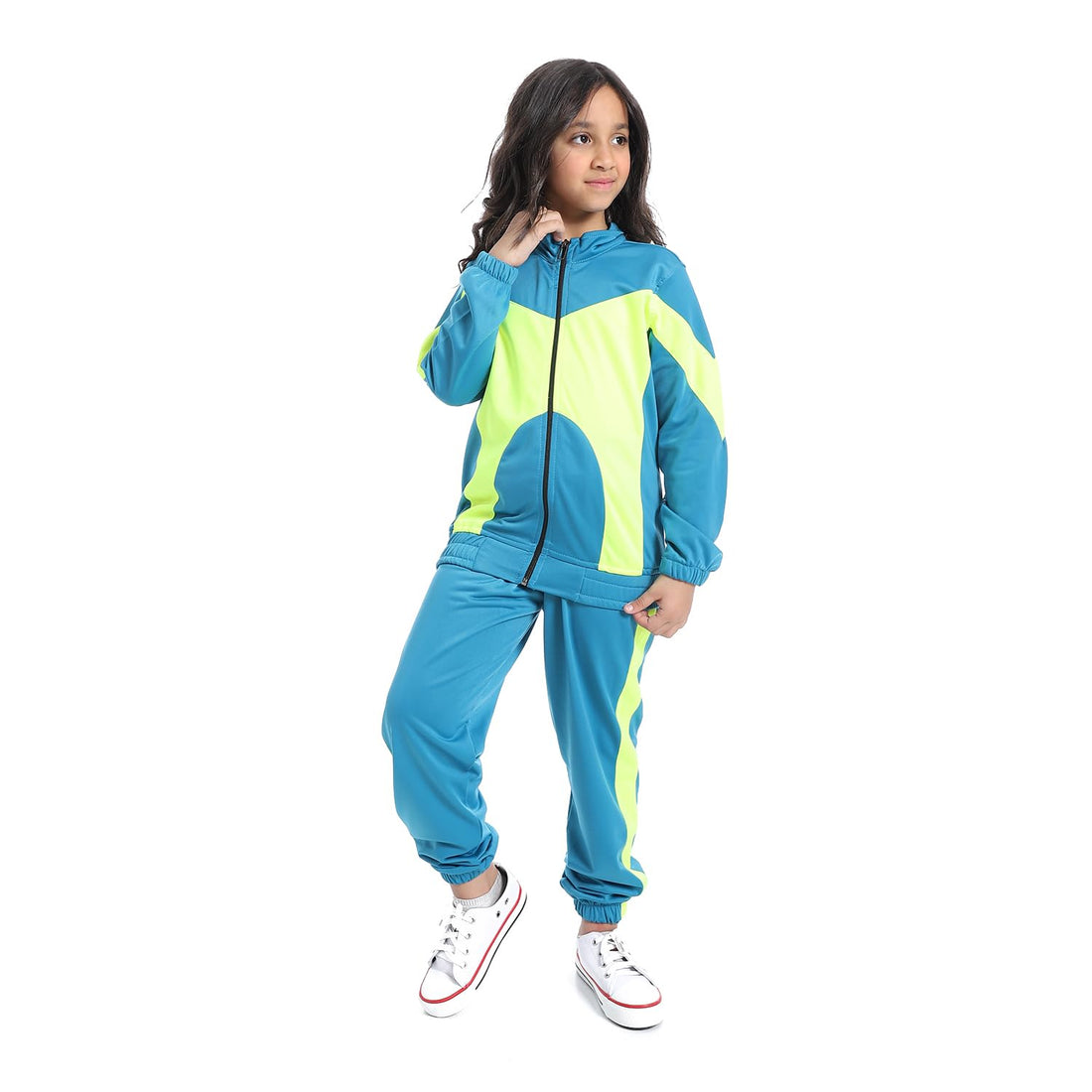 CAESAR Girls Sport Trainnig suit,Multicolour,12 Years