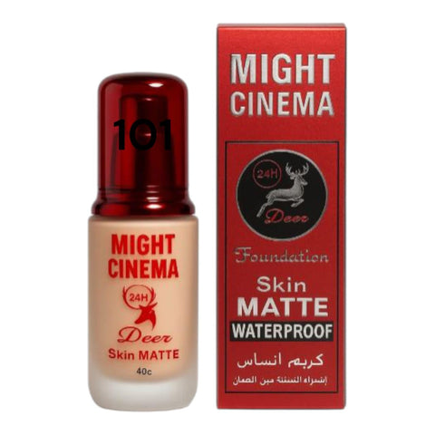 24H Waterproof Matte Foundation Deer 40ml (101)
