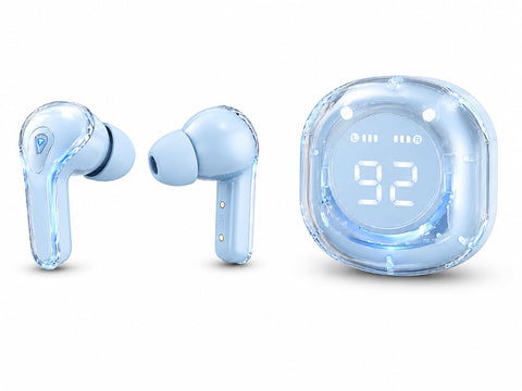 Air39 Wireless Earbuds Bluetooth 5.3 Headphones with LED Digital Display, 20 Hours Lasting, Compatible with iPhone and Android (Milky)