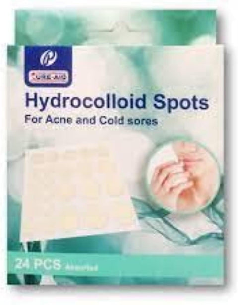 Cure Aid Hydrocolloid spots for acne and cold sores Skin Tone Pill Sticker
