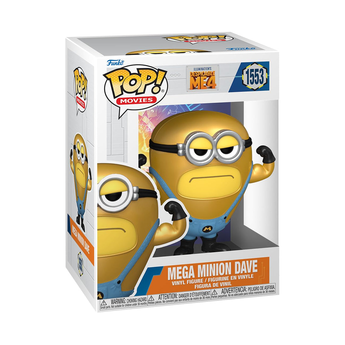 Funko Pop! Cartoon Animation: Despicable Me 4 - Mega Minion Dave #1553