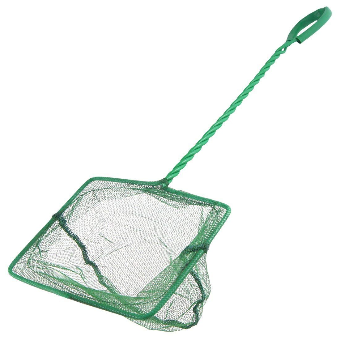 Aquarium Fish Net (4in, Green, 4 Pieces)