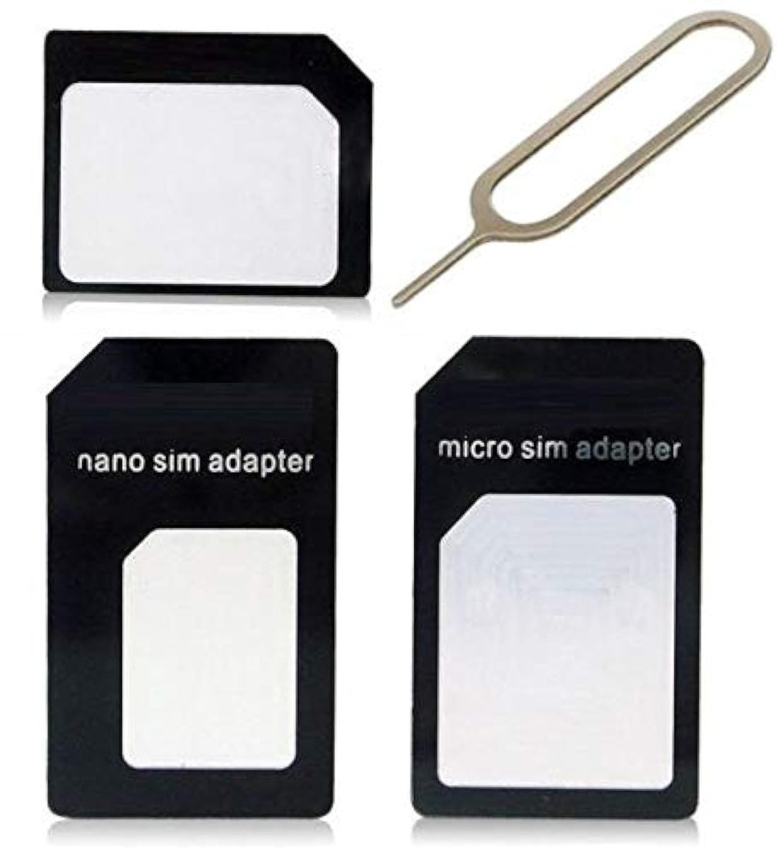 Nano sim adapter for micro and nano sim card