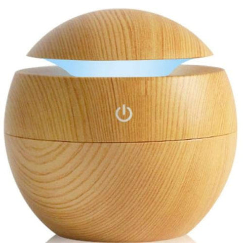 Aroma Essential Oil Diffuser LED Ultrasonic Aroma Aromatherapy Humidifier - Wood
