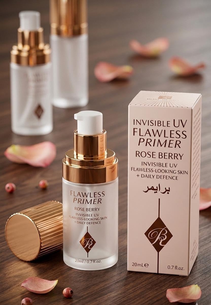 Roseberry Lightweight Primer for Flawless Skin, All Day Makeup Hold, UV Protection (Clear 20ml, RB-PR0895)