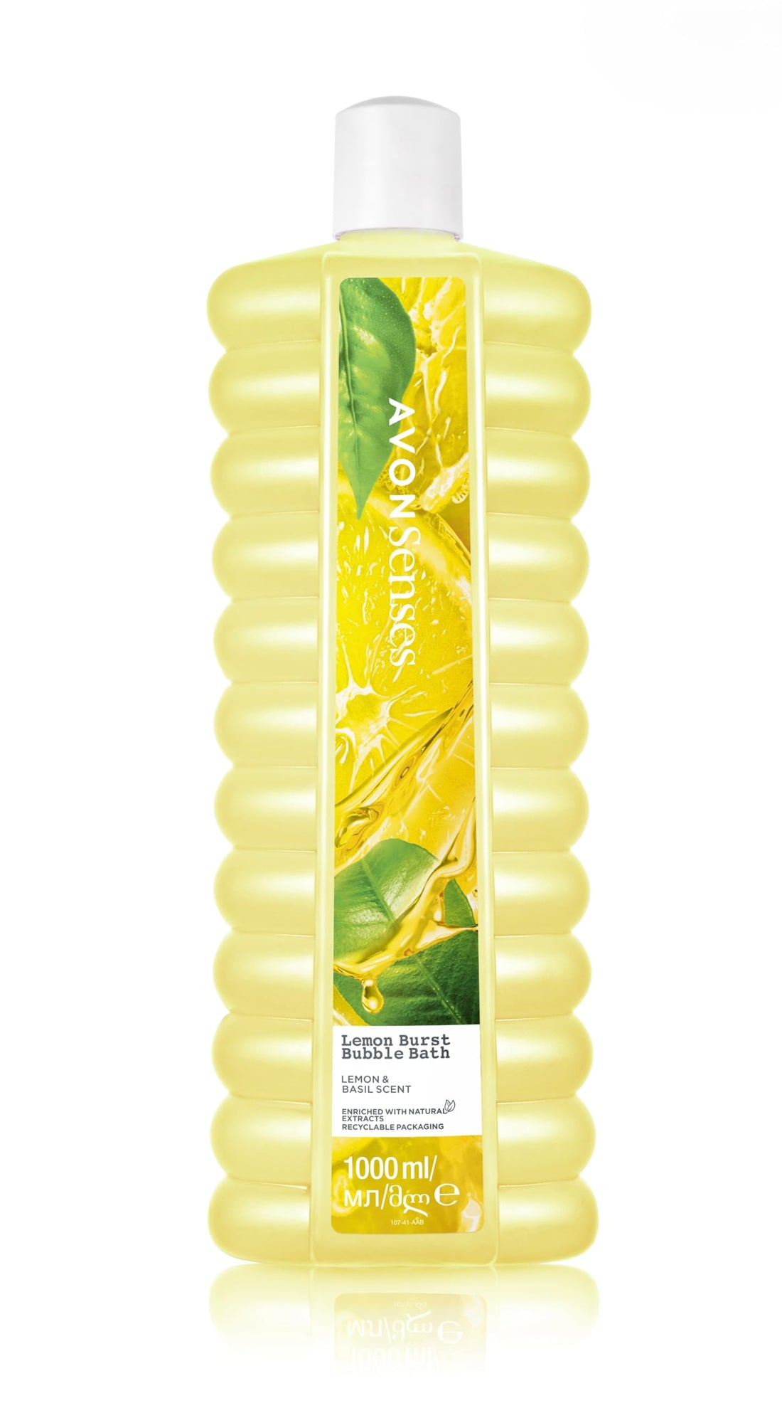 Avon 1Q24 Senses Zesty Refresh Bubble Bath 1 Liter