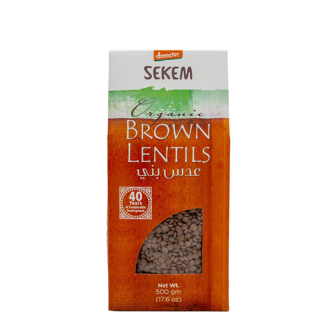 SEKEM Demeter Brown Lentils Organic – 500 gm