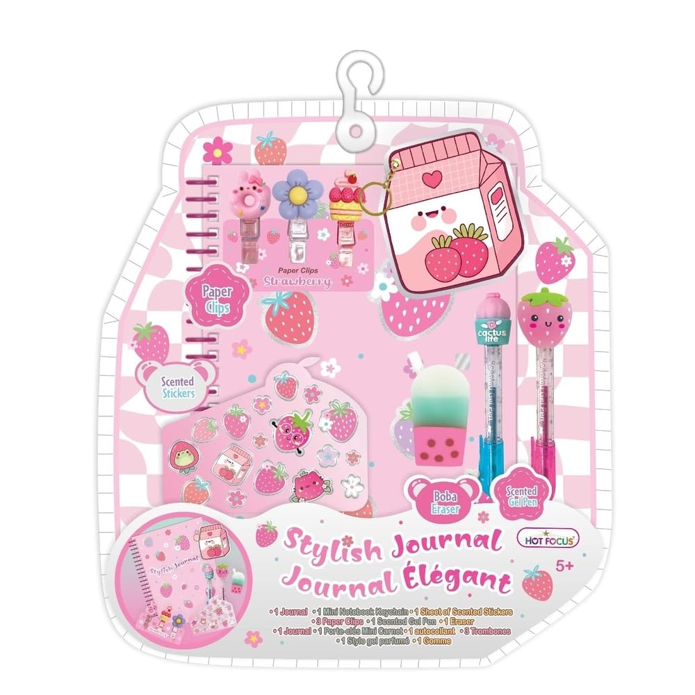 Hot Focus - Strawberry Stylish Journal Set - 252SB