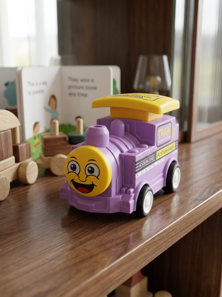 Press-and-Go Toy Train for Kids-1