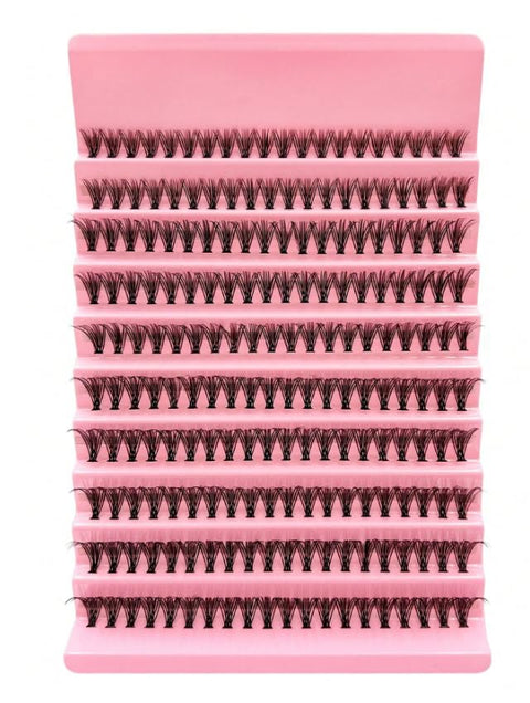SHE LASHES -200 PCS - Extensions Individual Lash Volume 6D mink - FREE EYELASHES - Natural Eyelashes 6D - 40P-0.07-12mm- D-ONE BY ONE