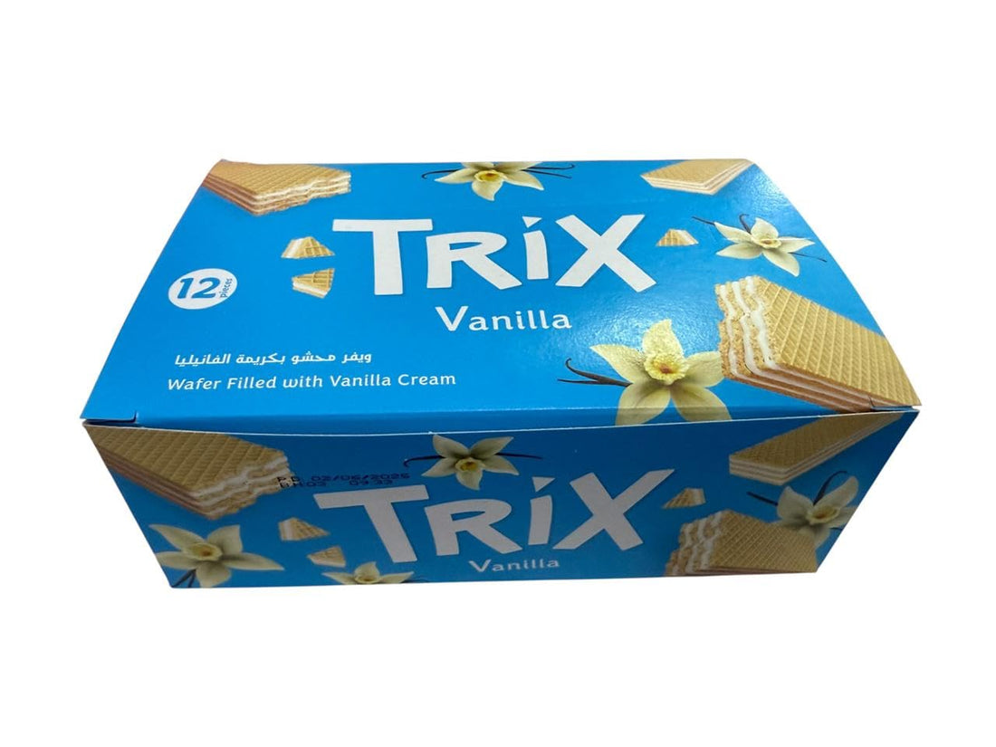 Biscuits * Trex* Wafer Stuffed with Vanilla Cream Packet -12 Baku M - Corrona