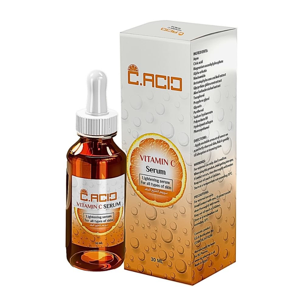 C. ACID Vitamin C Serum – 30 ml – Deep Hydration - Reduce Fine Lines & Dark spots
