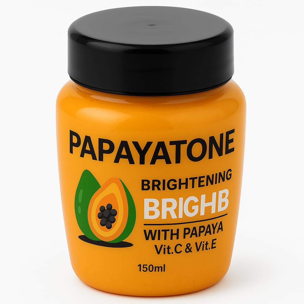 Papaya Tone, Skin Lightening Cream with Vitamin C and Vitamin E, 150 ml