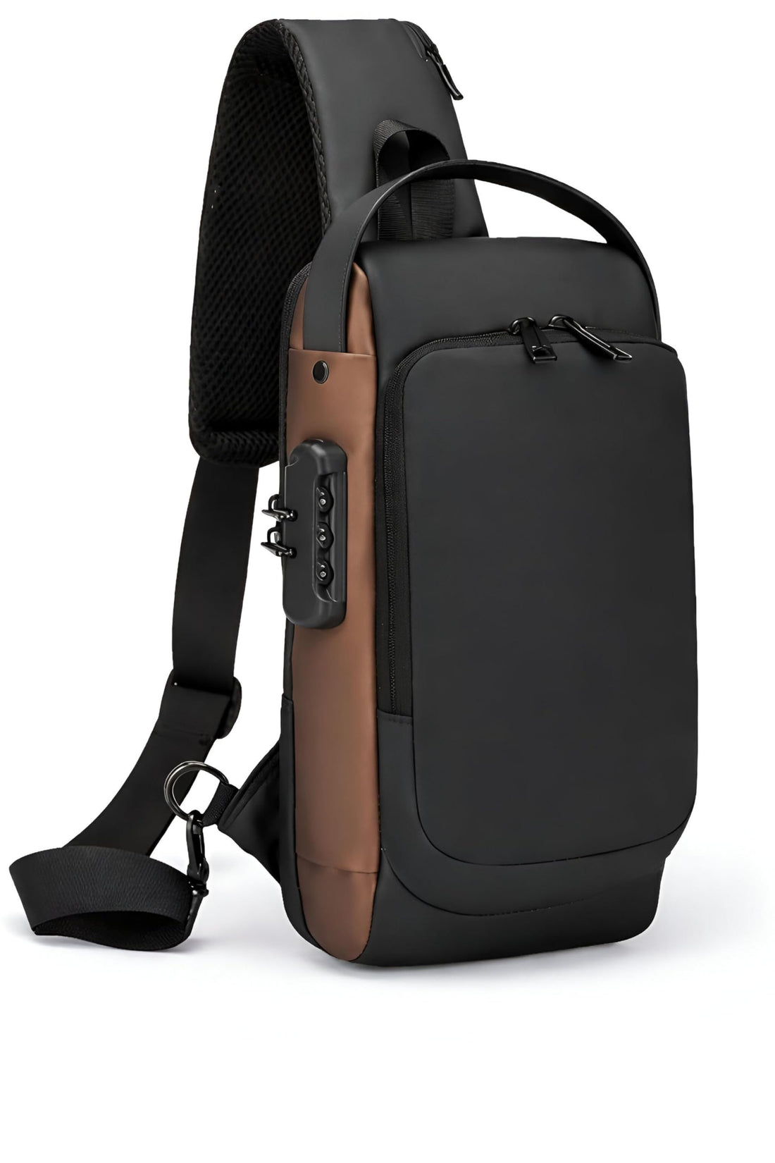 Adventure Daypack - Waterproof backpack with built-in USB charging port, strong password lock, several secure compartments, perfect for hiking, travel, daily use and long trips.