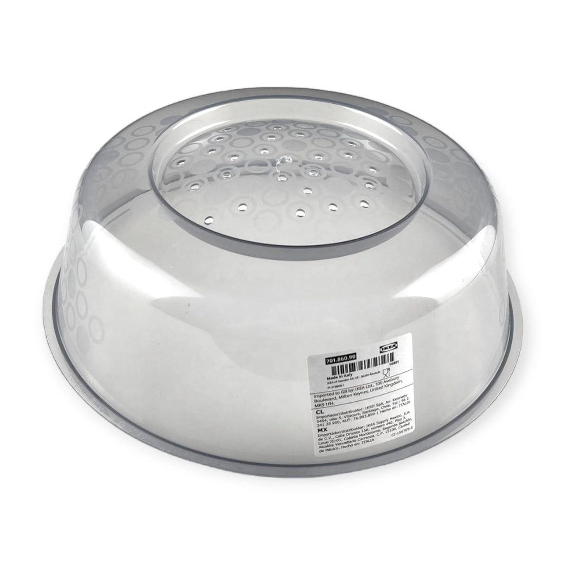Generic PRICKIG Microwave lid - 26 cm. Grey Polypropylene