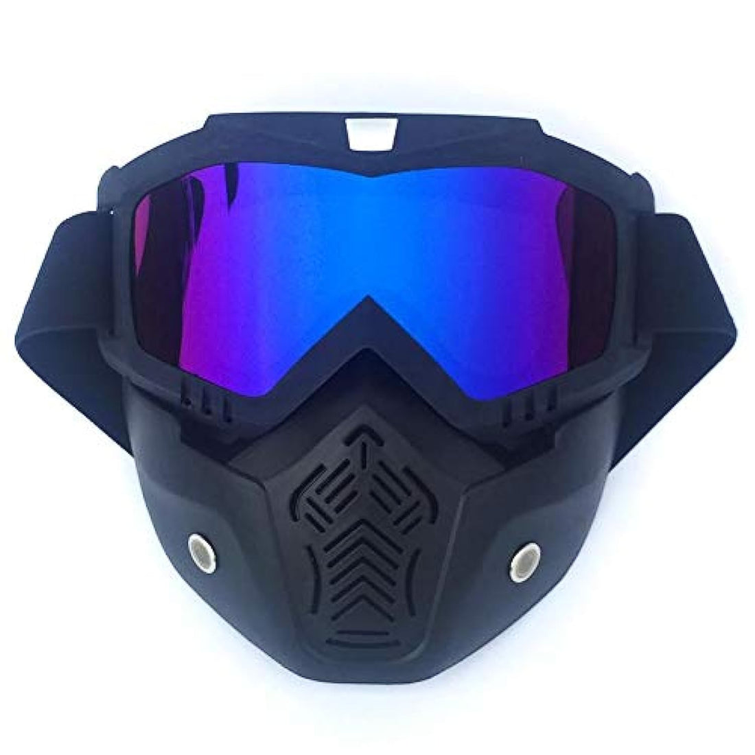 Motorcycle Face Mask Goggle Detachable Motorbike Outdoor Sunglasses