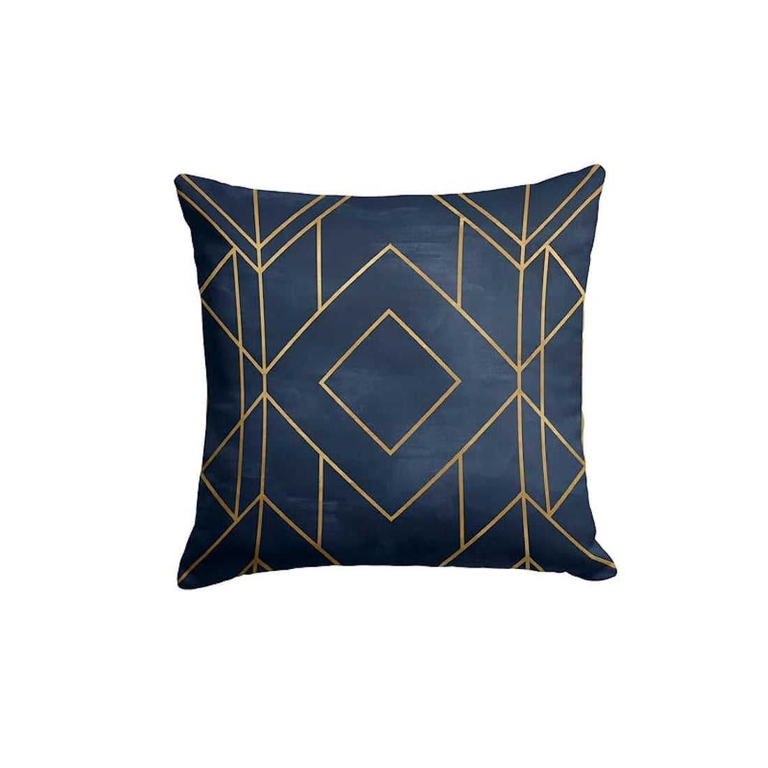 ART MOOD HOME Golds Blue Cushion Blue & Gold 40x40 CM