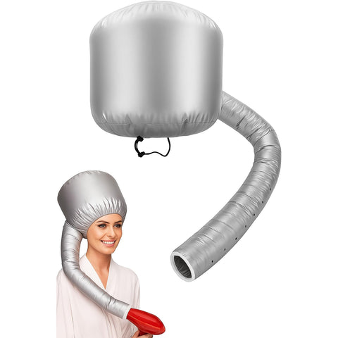 THE PACK | Bonnet Hair Dryer Attachment,| amazingEGP | Adjustable Hood Cap with Hose, Universal Fit for Deep Conditioning and Styling (GRAY)