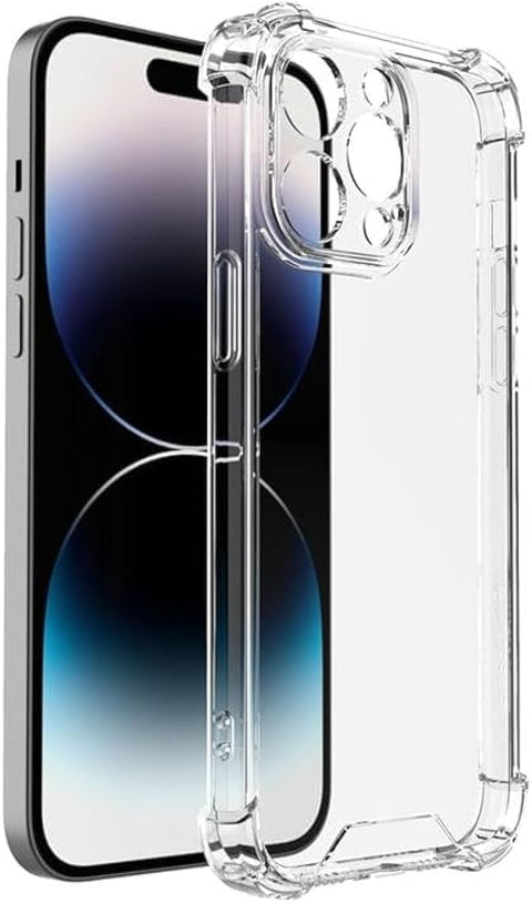Protective Shock Absorption Bumper soft Transparent Armor Case For Apple iPhone (14 Pro Max)
