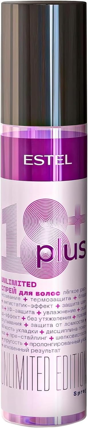 ESTEL 18 PLUS Hair Spray Salon Quality Styling and Protection Spray for Daily Use Hair Care