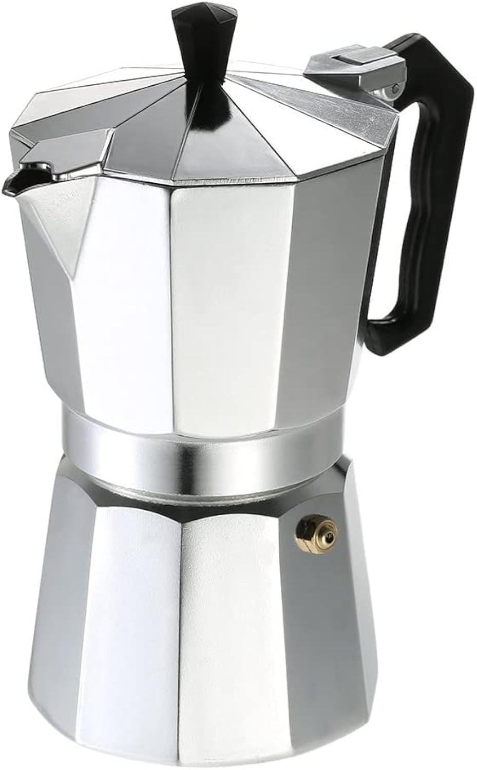 Moka Pot Coffee Maker, Aluminum Stove Top Espresso Coffee Maker, for Preparing Italian Style Coffee (3 Cups)