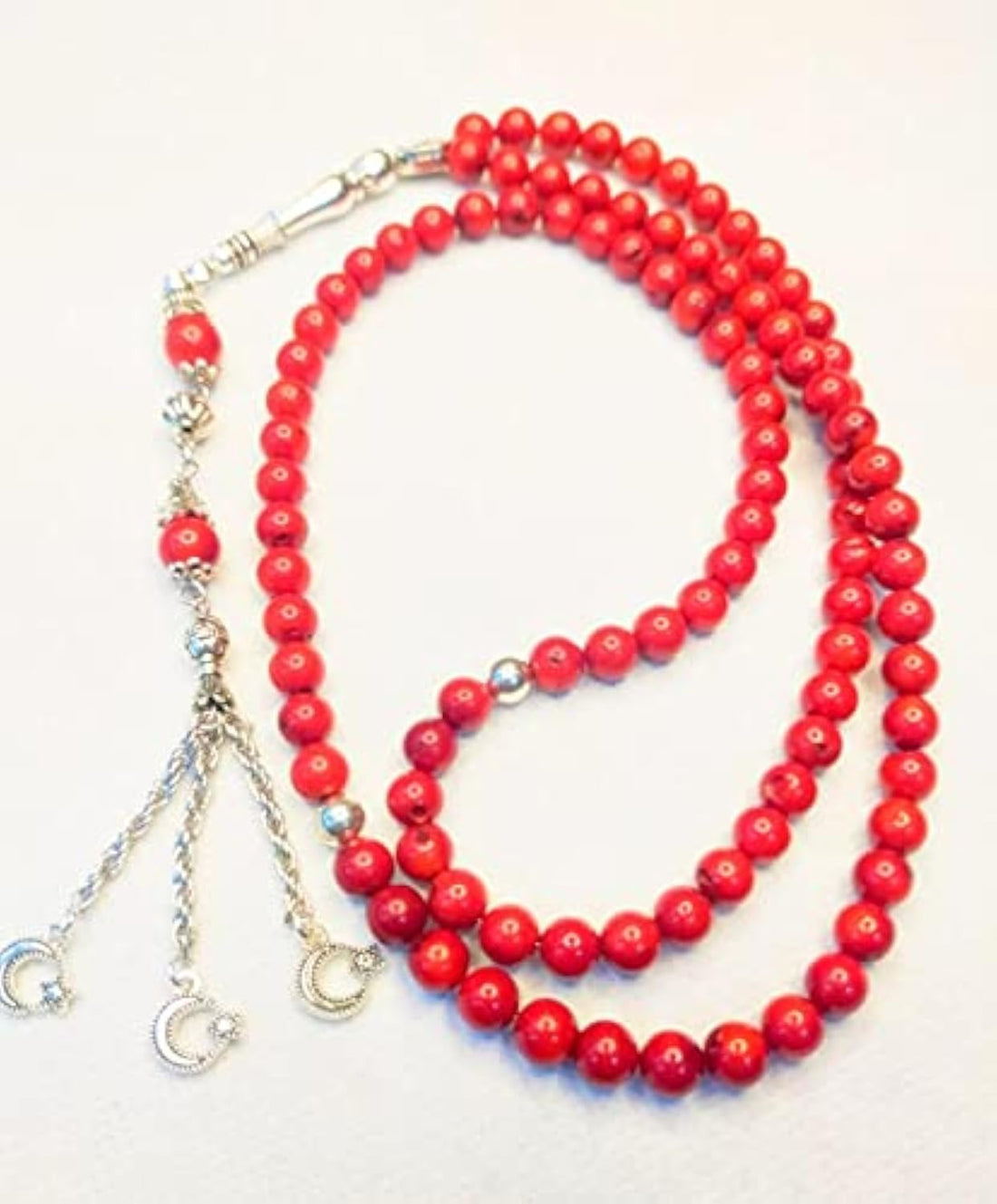 Natural Coral 99 Beads Rosary