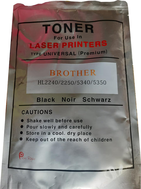 Laser Toner Refill for Brother Printers, 400g
