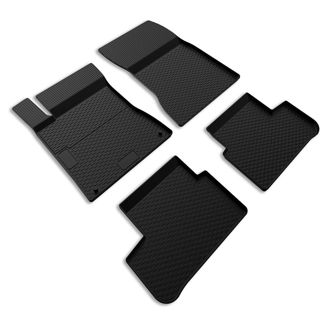 3D PLUS HE Car Mat Set For MERCEDES B Class W247 HB - Black
