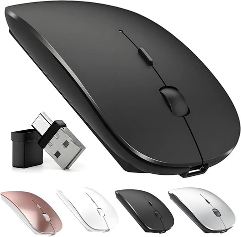 Zeru Rechargeable Wireless Mouse for MacBook Pro/Air,Bluetooth Mouse for Laptop/PC/Mac/iPad pro/Computer
