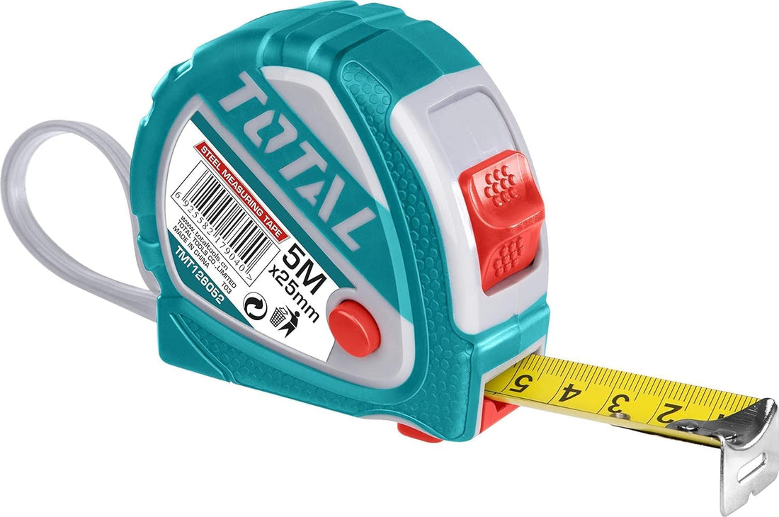 TOTAL TOOLS Steel measuring tape 5mx25mm - TMT126052