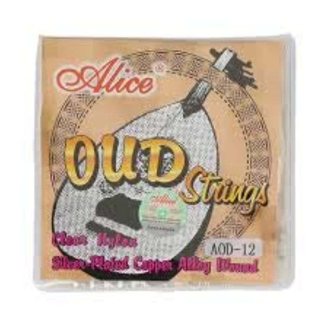 ALICE Musiclily Nylon and Silver-Plated Wound 12 String Oud Strings Set