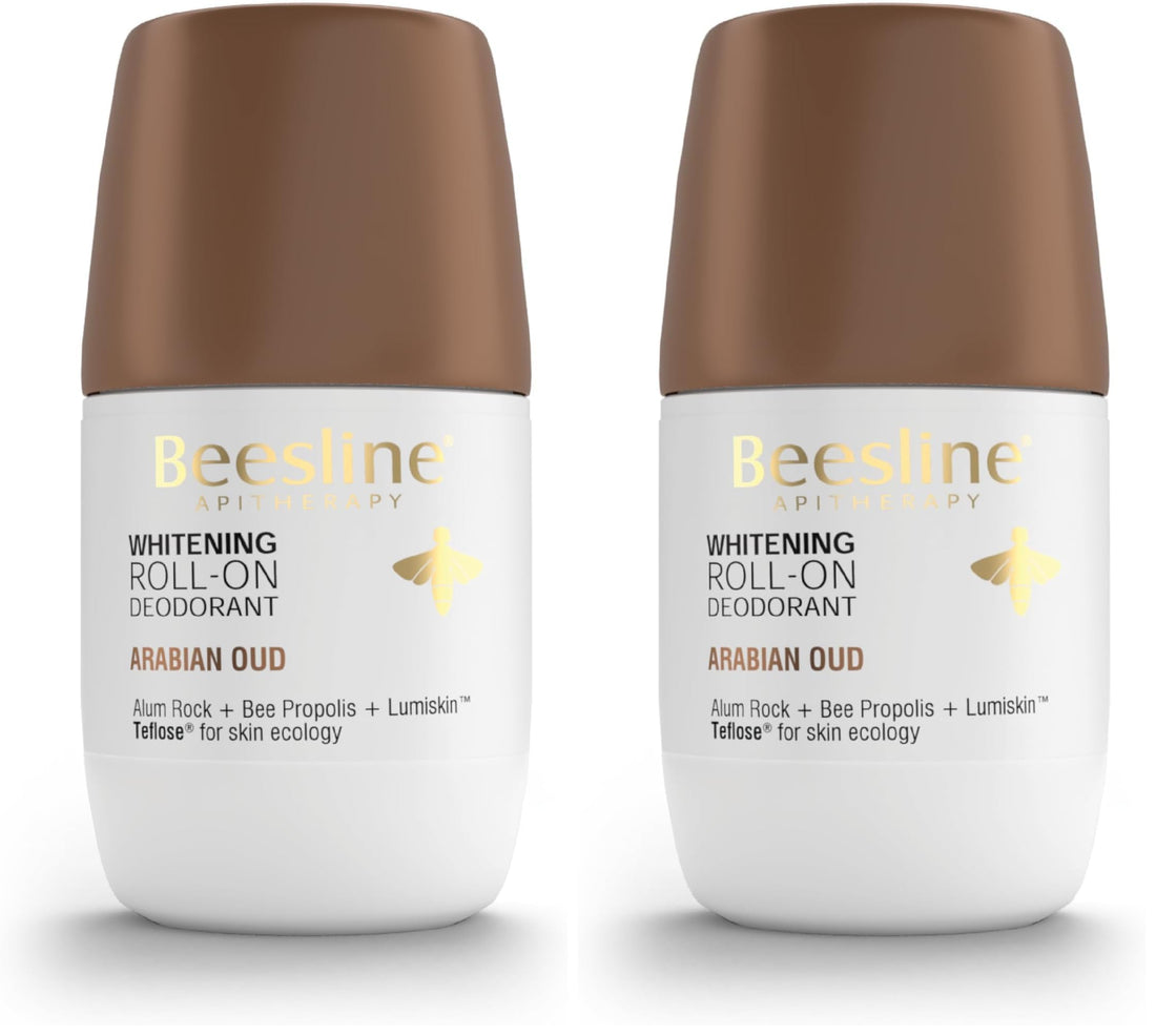 Beesline Roll-On Deodorant Arabian Oud 48h Protection - 50 ml (Pack of 2)