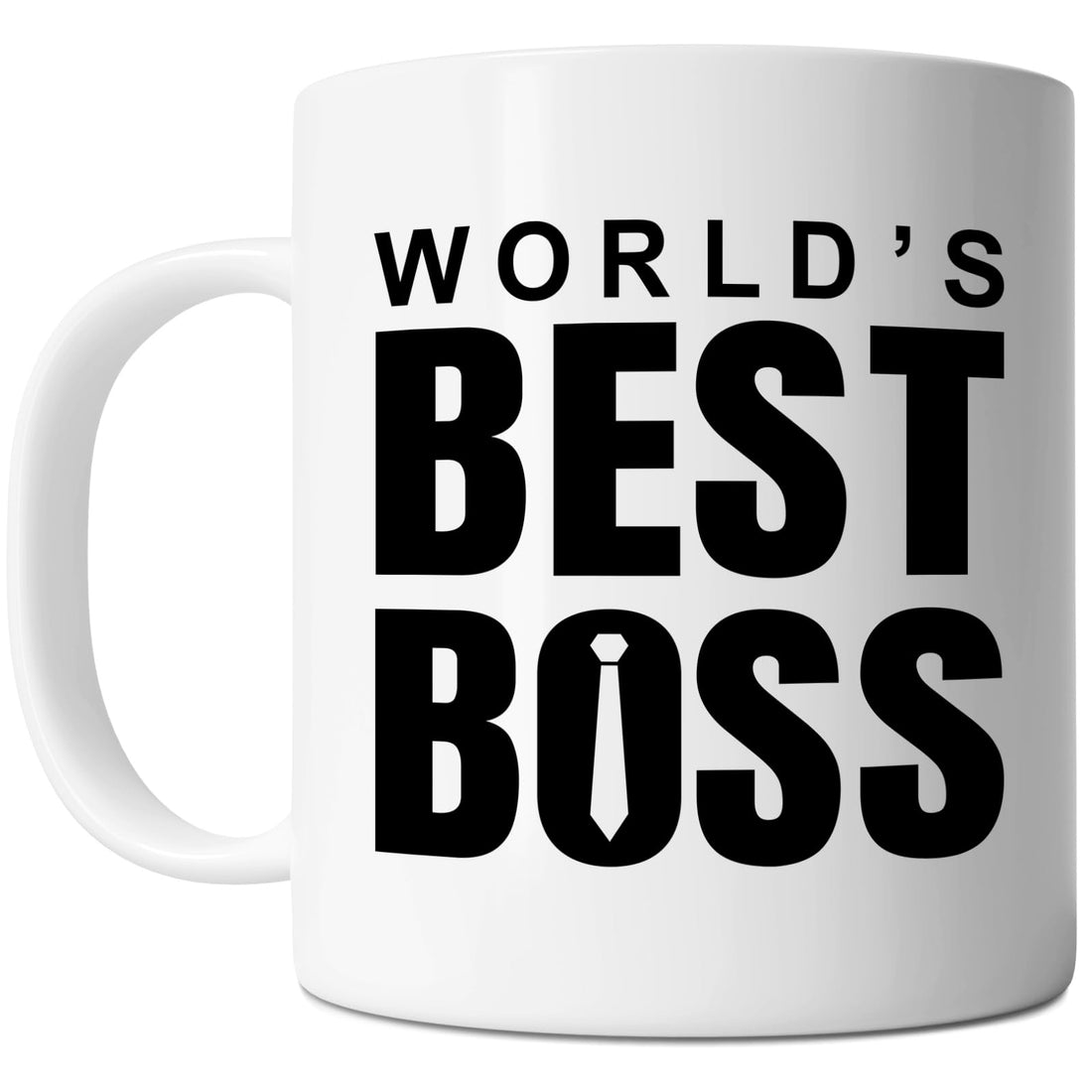World's Best Boss Mug - Boss Day Gift - Manager Coworker Gift Idea - White 11oz Ceramic Coffee Mug