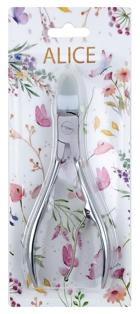 Alice - Nail Clipper, Toenail Clipper From Stainless Steel, For Thick Nails, Suitable For Both Gender, Silver