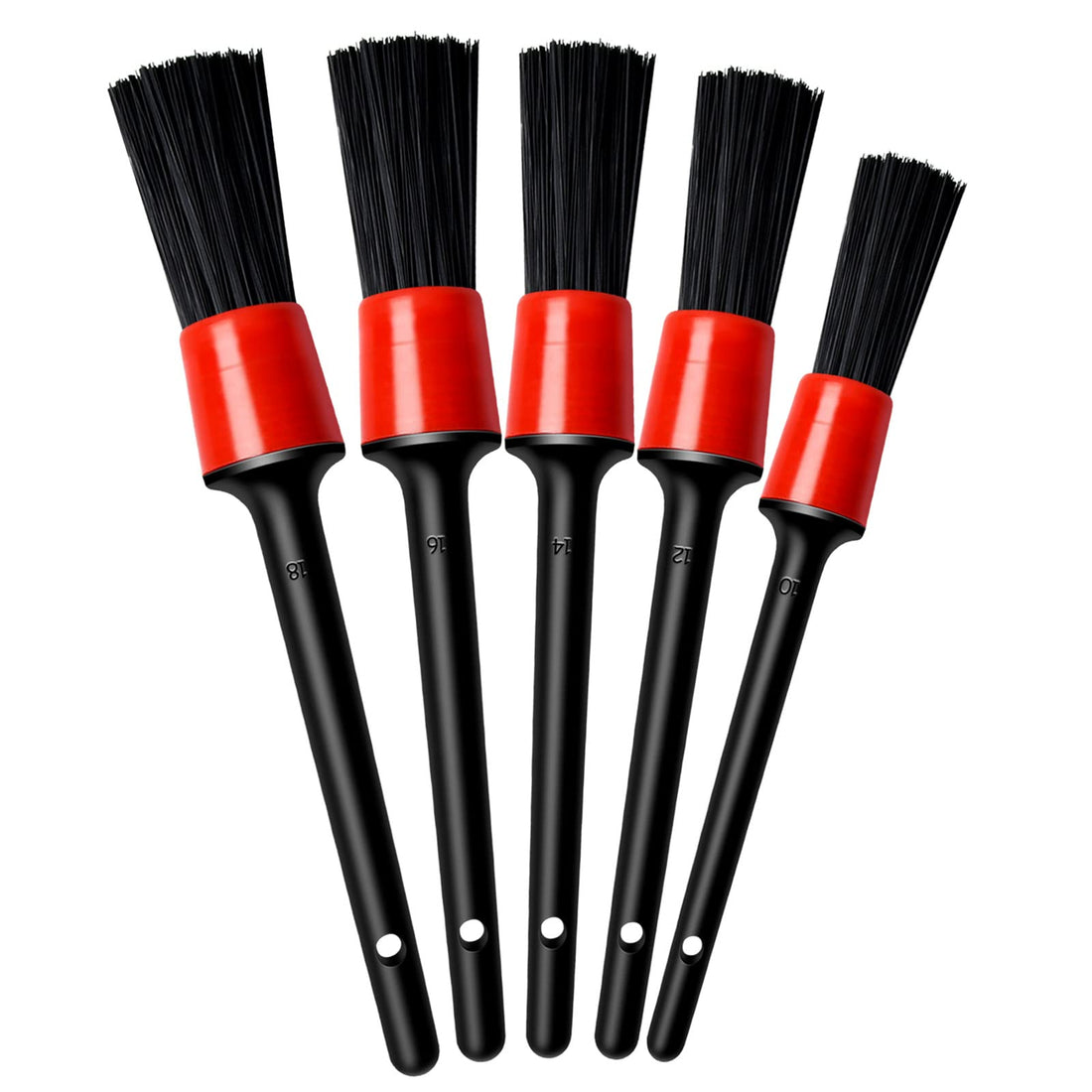 Yasmous Car Cleaning Brush Set 5 Pieces Car Cleaning Brush Car Care Brush for PC/Keyboard, Car Truck Car Interior Cleaning