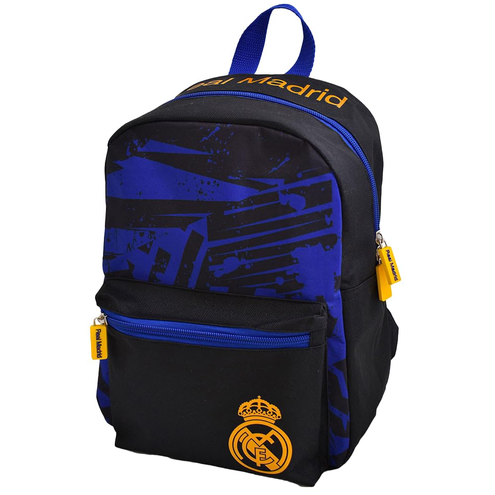 Hy-Pro Officially Licensed Real Madrid CF Backpack - Small, Lightweight, Rucksack, Real Madrid Merchandise, Great Football Gift Idea