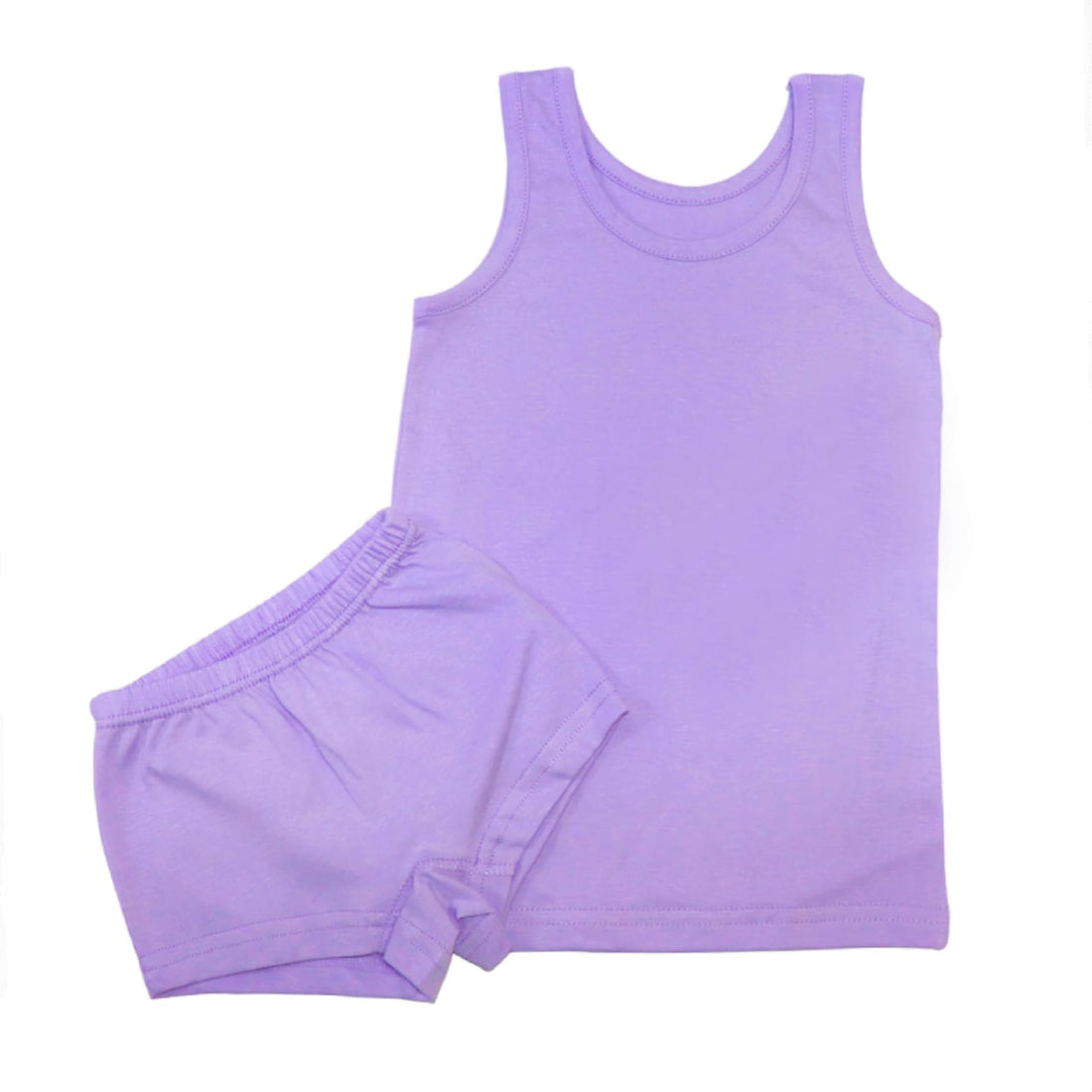 Papillon Girls Set Of 2 Pieces Sleeveless Undershirt&Underwear Cotton Base Layer Set (pack of 1)