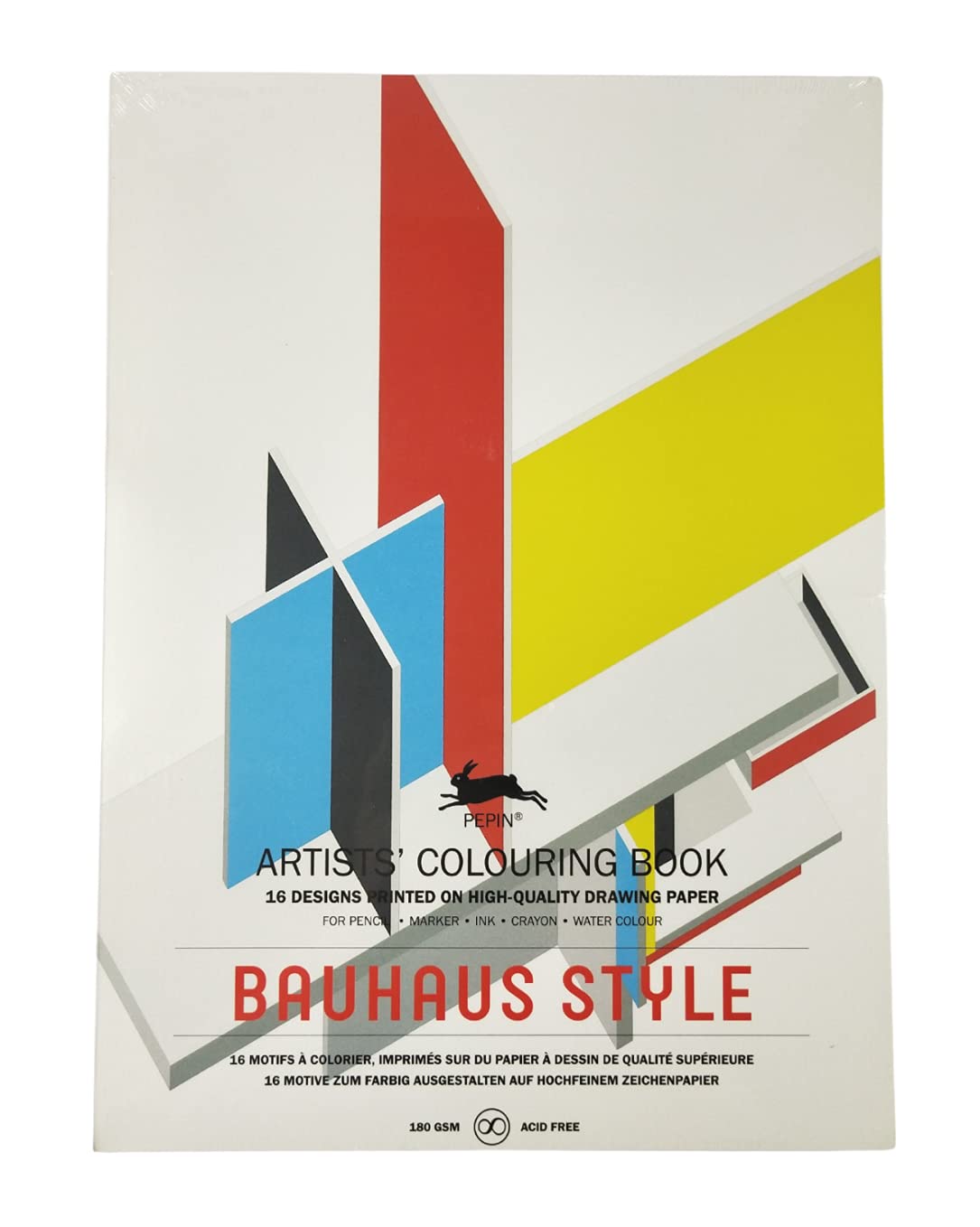 PEPIN Bauhaus Style , Artists' Colouring Book - 51699