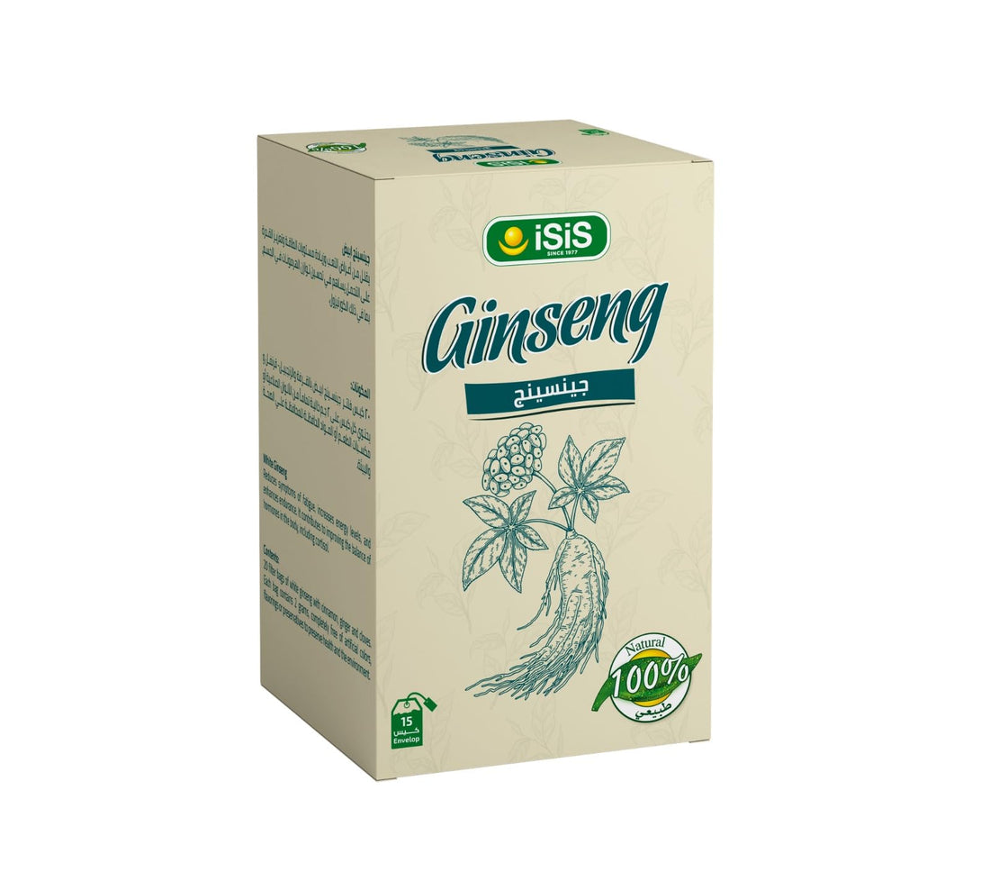 iSiS Natural Ginseng Herbal Tea – 15 Envelopes