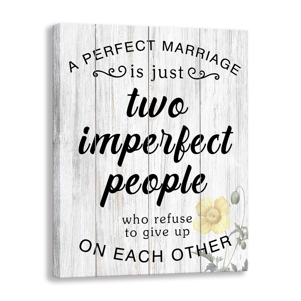 Kas Home Canvas Wall Art, Vertical Modern Wall Decor Signs Framed, Funny Motto Prints Artwork for Home Farmhouse Bedroom Living Room Hallway and Stairs