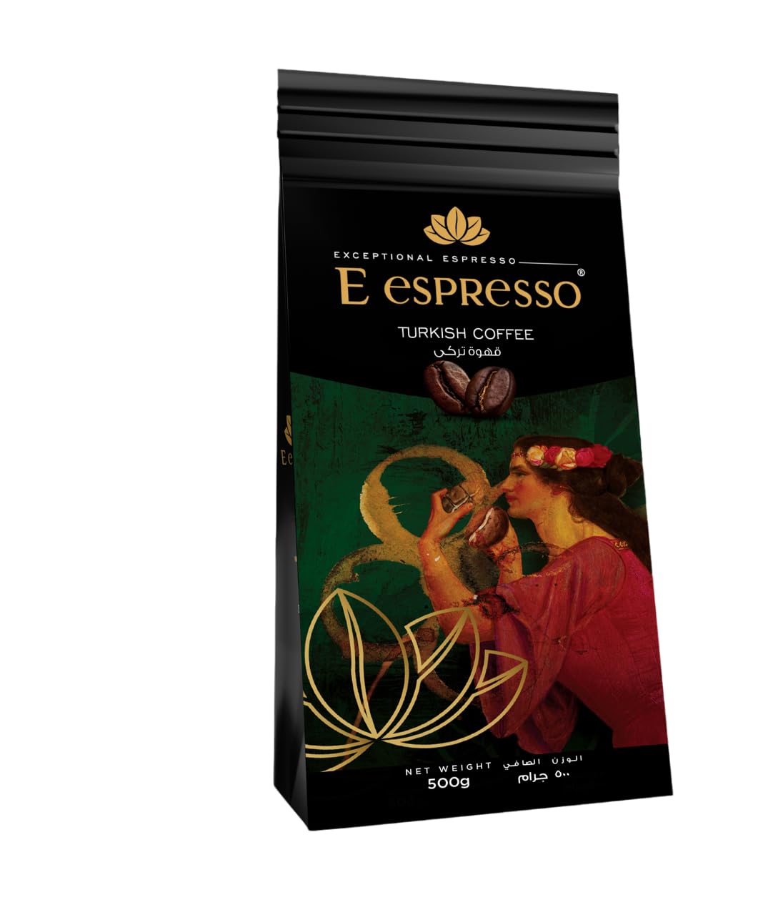 E Espresso Turkish Coffee Light With Cardamom 500 Gm