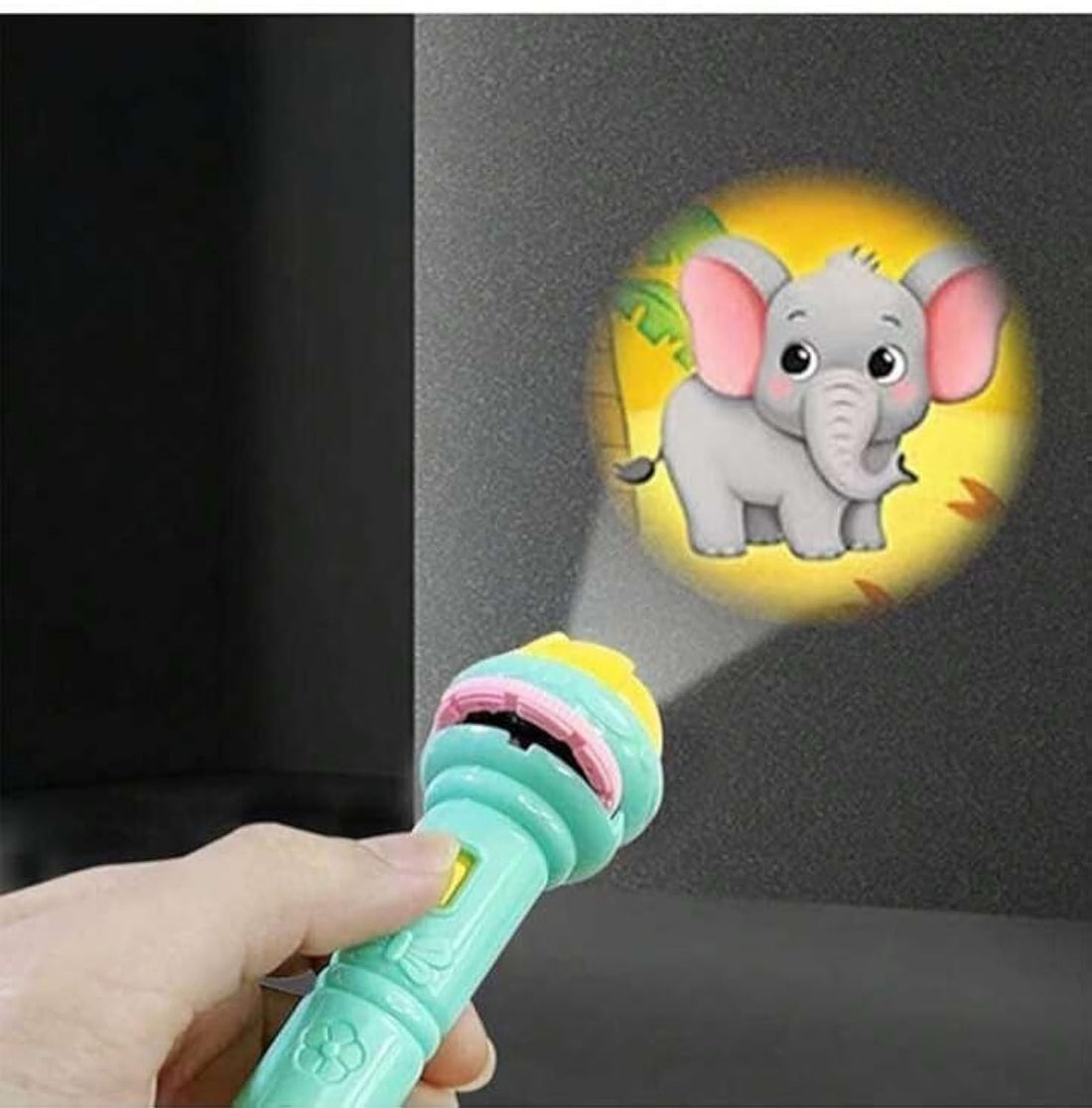 Kids Projector, Flashlight Story Light, Educational Toy, Night Light, Creative Cute Cartoon Toy (Pink)